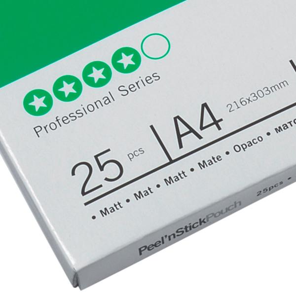 Actual product image GBC PEEL'N STICK POUCH - matt (A4, 25 Piece, 75 µm)