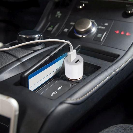 Immagine prodotto Peter Jäckel SKROSS Caricatore da auto doppio USB PD 65W Bianco