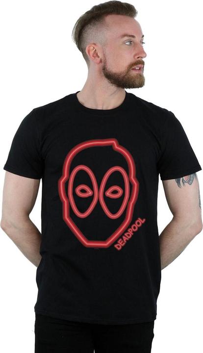Produktbild Deadpool Neon Head TShirt (M)