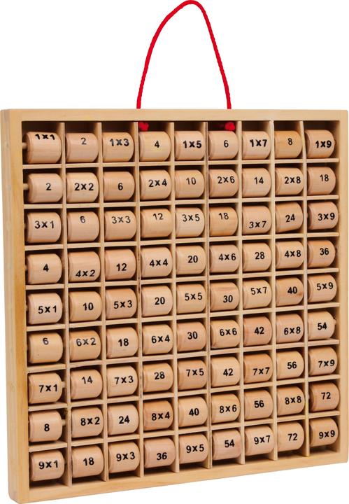 Actual product image small foot Multiplier table Small 1x1 (German, English, French, Italian)