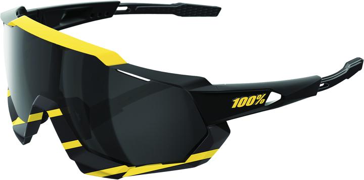 Immagine prodotto 100% Occhiali Speedtrap Soft Tact Hazard - lenti nere a specchio (Pericolo di tatto morbido, Lente a specchio nera)