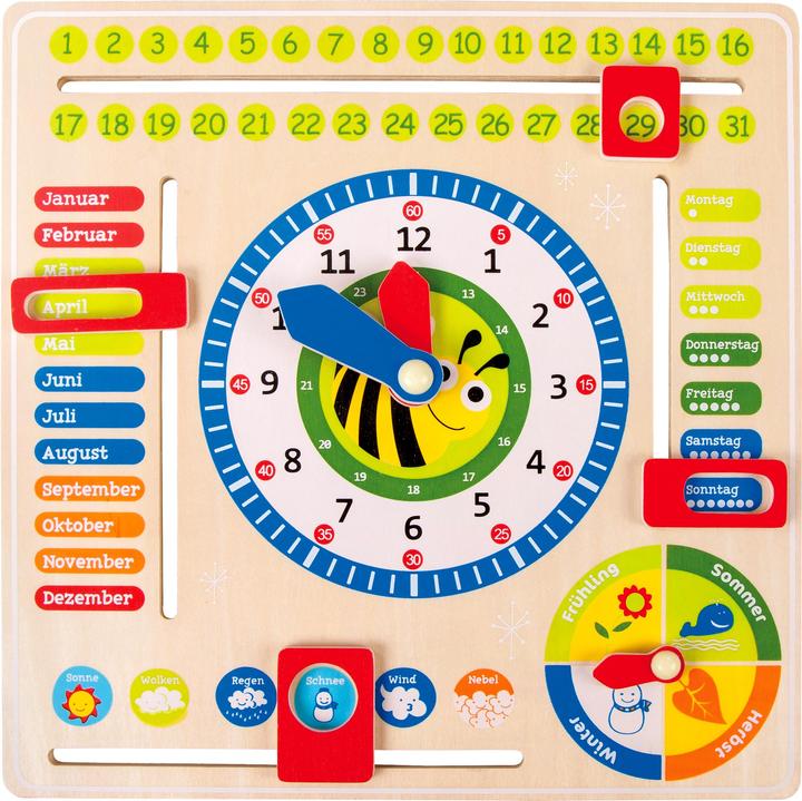 small foot Lerntafel Datum, Uhr- Jahreszeiten
