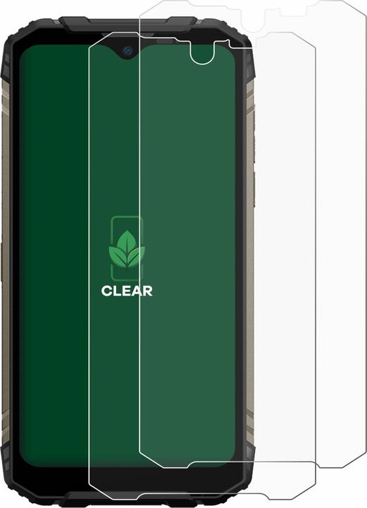 Actual product image ScreenLeaf Protective film sustainable screen protector screen protector film clear transparent (2 Piece, Doogee S96 Pro)