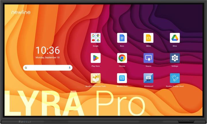 Image du produit Newline TT-6523QA Lyra Pro (165cm) (Expédié par un transporteur) (3840 x 2160 pixels, 65")