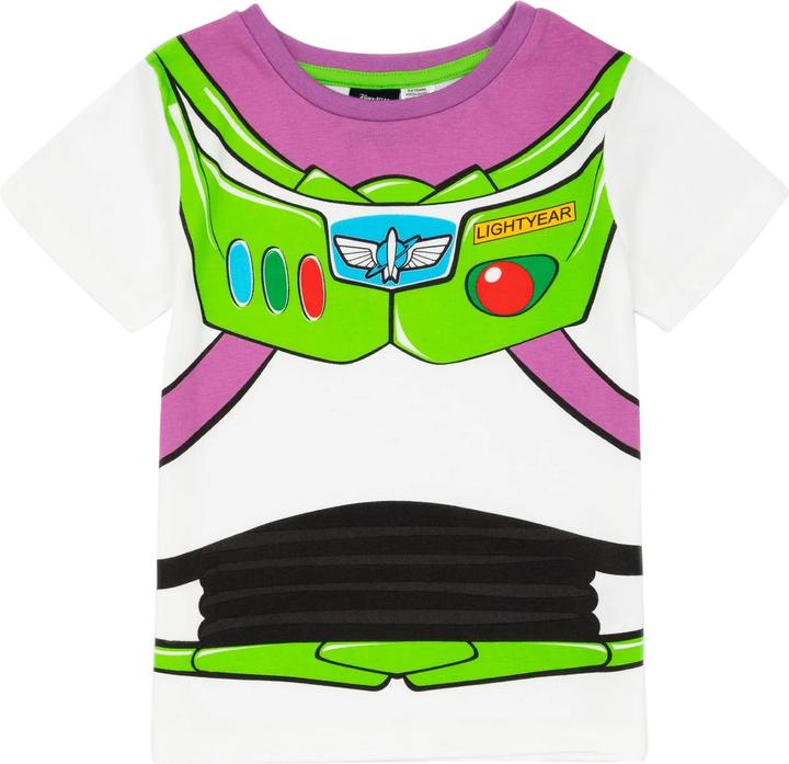 Actual product image Toy Story Boys Buzz Lightyear Costume Short Pyjama Set (110)