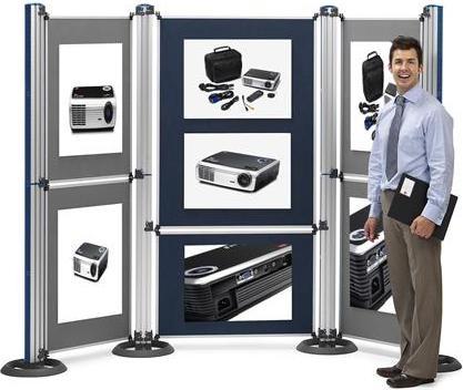 Produktbild Nobo Multifunktionswand Modular Paneele Filz (60 x 85 cm)
