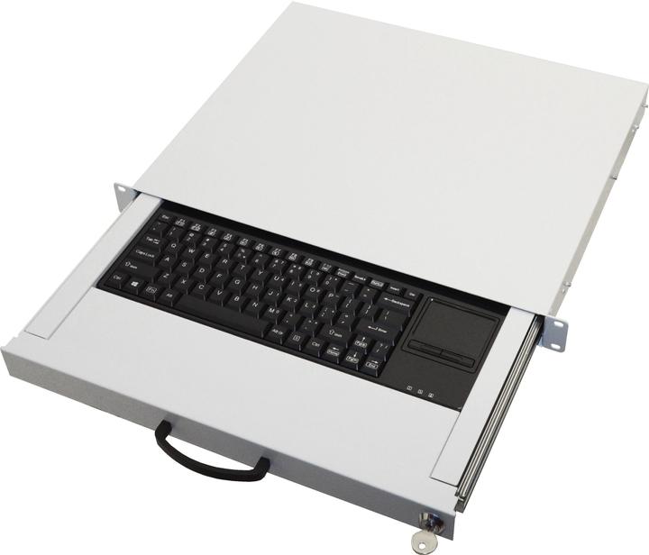 equip US-ASCII keyboard drawer + touchpad