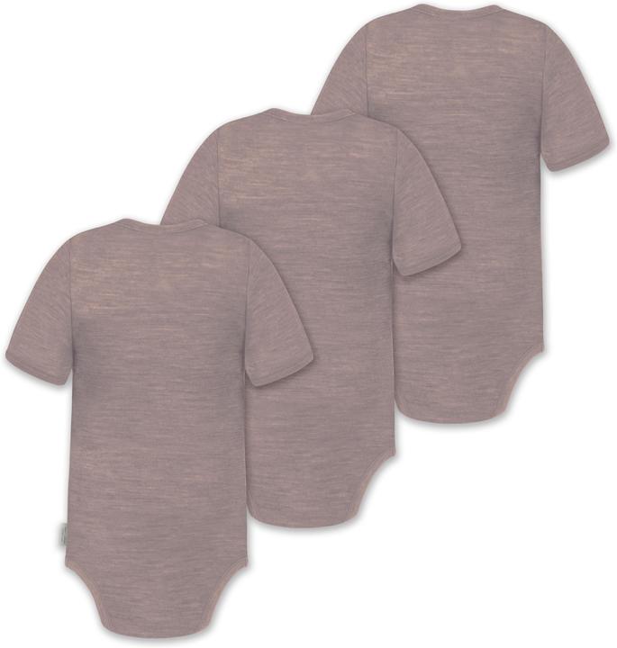 Actual product image Normani Set of 3 baby merino short-sleeved body "Tihoi" - 9311 (74)