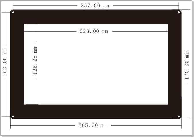 Actual product image WaveShare HDMI LCD (H) (Display)