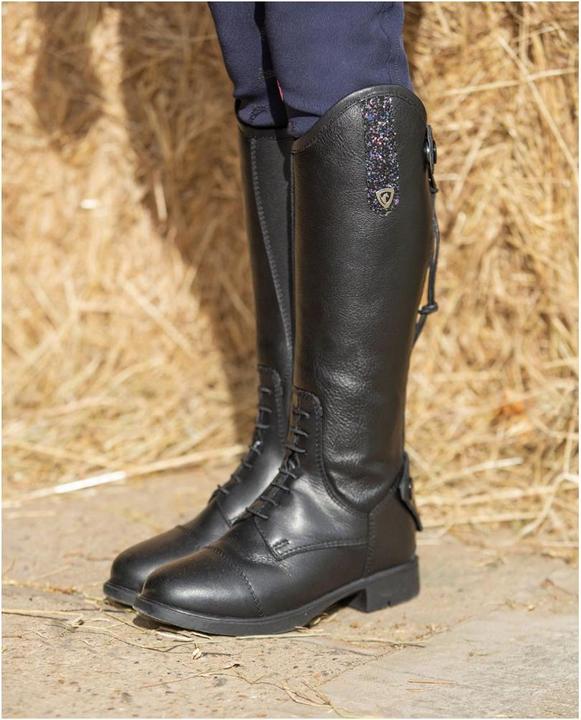 Actual product image Hy Land Childrens/Kids Suede Long Riding Boots (32)