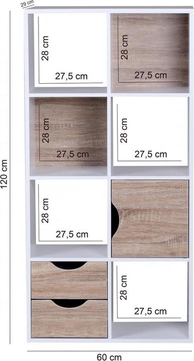 Produktbild Wohnling Sonoma (60 x 29 x 120 cm)