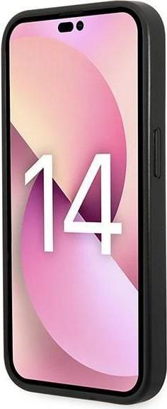 Image du produit Karl Lagerfeld KLHCP14XG2ELS iPhone 14 Pro Max 6,7" hardcase srebrny/silver Glitter Plaque Logo (Apple iPhone 14 Pro Max)