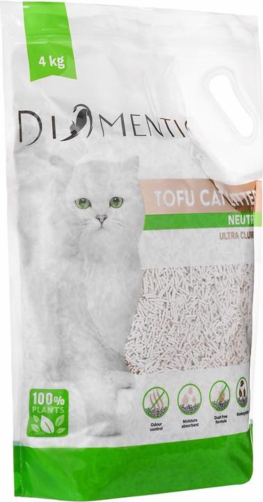 Actual product image Diamentiq Tofu (Clumping, Non-dusting, Non-clumping, 4 kg)