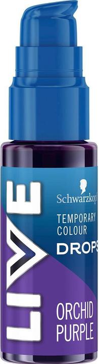 Actual product image Schwarzkopf Live Hair Coloration Live Drops Purple (Violet)