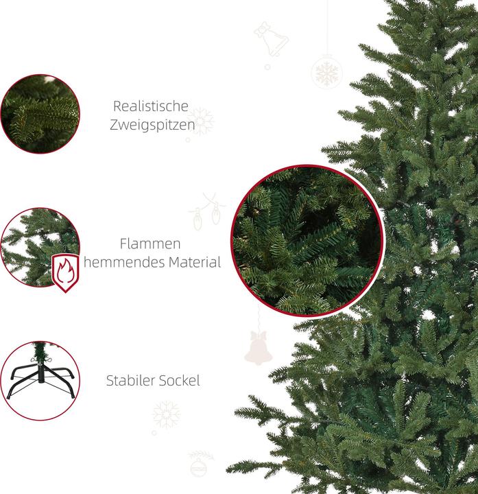 Immagine prodotto Homcom Albero di Natale artificiale (180 cm)