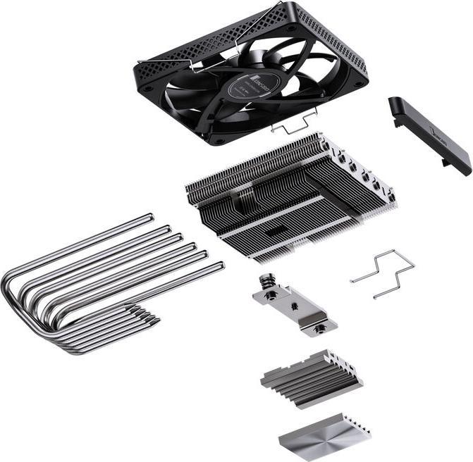 Image du produit Jonsbo HP600 Refroidisseur de CPU, 120 mm - noir (66 mm)