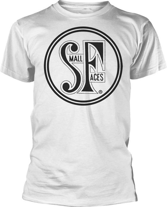Small Faces Logo (White/Black)
