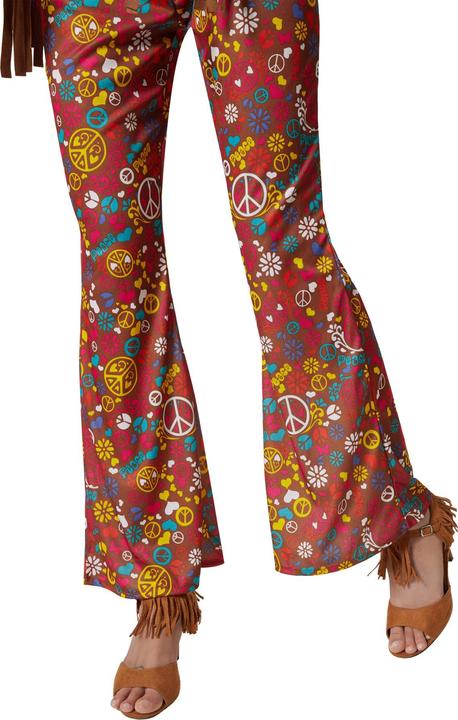 Immagine prodotto tectake Costume da donna hippy gilet e pantaloni (L)