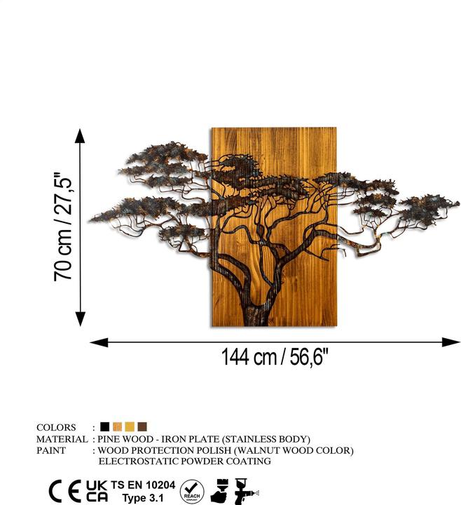 Produktbild Wallxpert Mirage (144 x 70 cm)