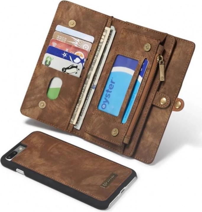 Immagine prodotto Caseme Apple iPhone 8 Plus Custodia per carte di credito con portafoglio in vera pelle (Apple iPhone 8 Plus)