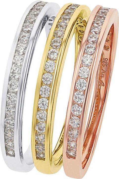 Produktbild Amor Ringe für Damen, 925 Sterling Silber, Zirkonia synth. (60, 925 Silber)
