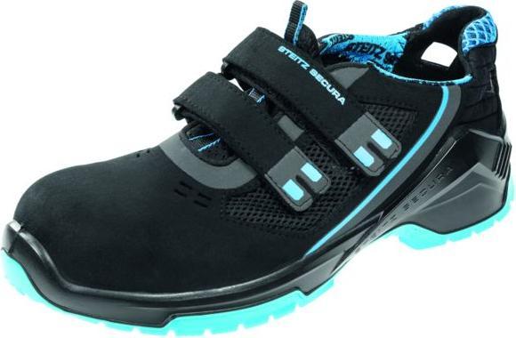 Produktbild Steitz Secura Sicherheits-Sandale VD PRO ESD 1000 schwarz/blau S1 Gr.38 XB (S1, 38)