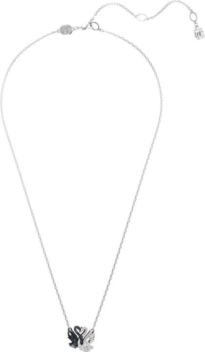 Actual product image Swarovski Swan Halskette Schwan Schwarz (Swarovski Metal)