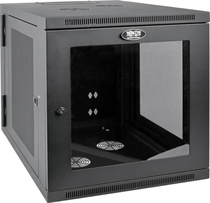 Image du produit Eaton SmartRack 12U Server-Depth Wall-Mount Small Rack Enclosure Clear Acrylic Window Hing (12 HE, Rack 19 pouces)