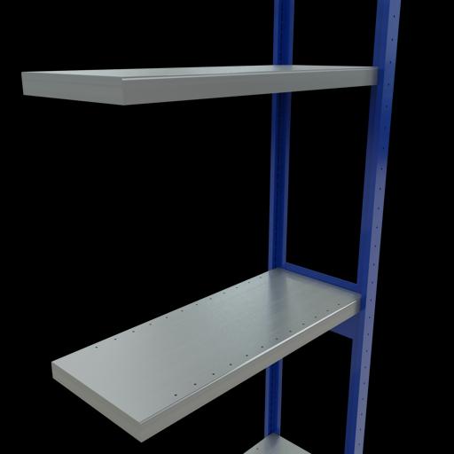 Actual product image Schulte Lagertechnik MULTIplus250 boltless add-on bay system with length bolts