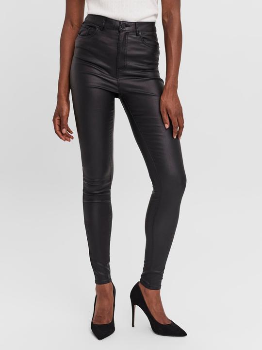 Produktbild Vero Moda High Waist beschichtet Hose (XXL)