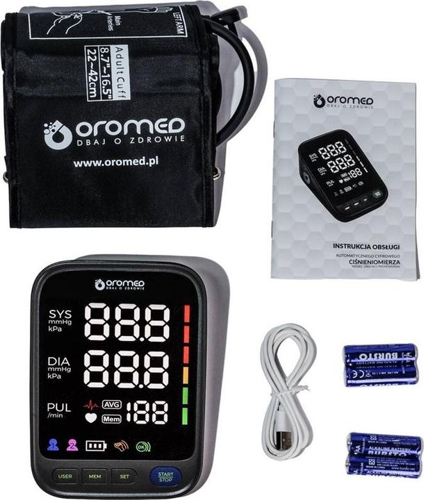 Produktbild Oromed Ciśnieniomierz naramienny ORO-N15 PROFESSION (Blutdruckmessgerät Oberarm)