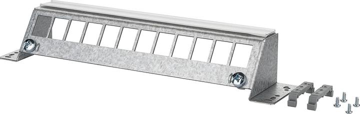 Actual product image Metz Connect SmartConnect patch panel 12 port keystone, unassembled Module holder empty for holding v