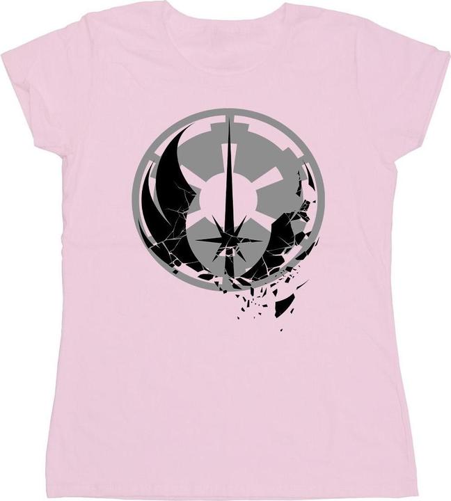 Image du produit Star Wars - T-shirt OBI-WAN KENOBI FRACTURED LOGOS - Femme (L)