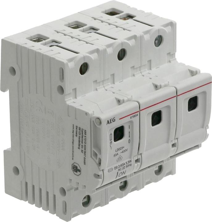 Produktbild ABB LD023+ - Sich.-Lasttrennschalter D02 3 polig, 63A LD023+