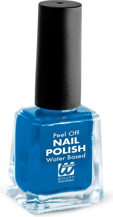 Produktbild Widmann BLAUER NAGELLACK - PEEL OFF AUF WASSERBASIS Display Box - 8 ml