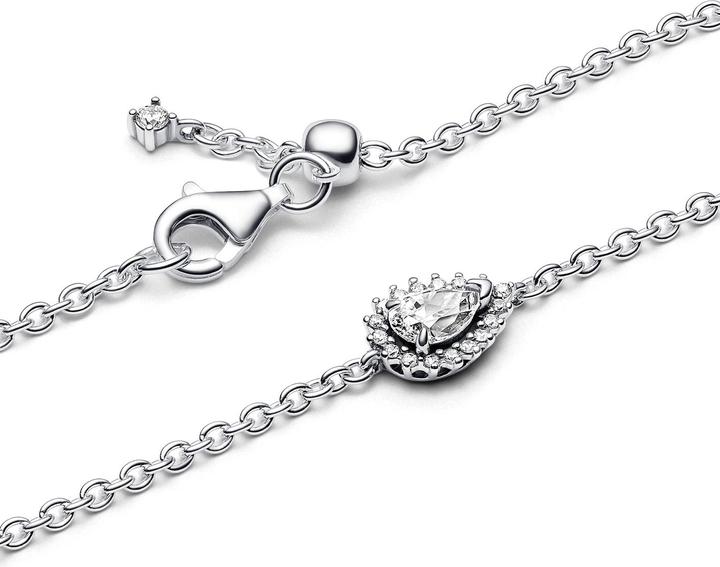 Produktbild Pandora Funkelndes Birnen Kranz Gliederarmband (18 cm, Sterling-Silber)