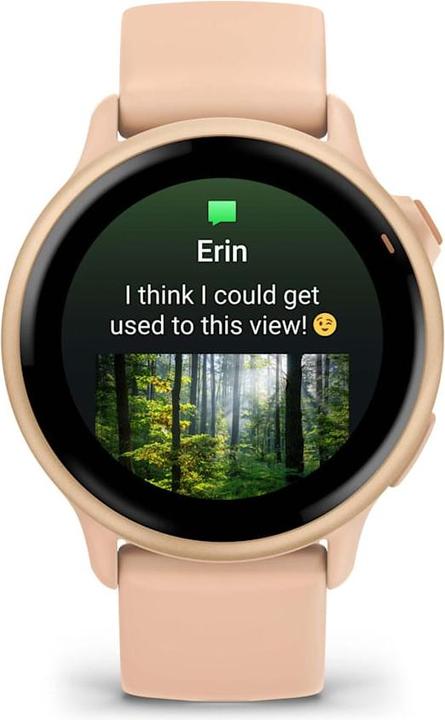 Actual product image Garmin vivoactive 6, GPS, Pink Dawn/ P. Dawn Metallic, WW (42.20 mm)
