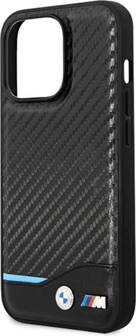 Produktbild BMW Etui BMHCP13X22NBCK iPhone 13 Pro Max 6.7" czarny/black hardcase Leather Carbon (Apple iPhone 13 Pro Max)