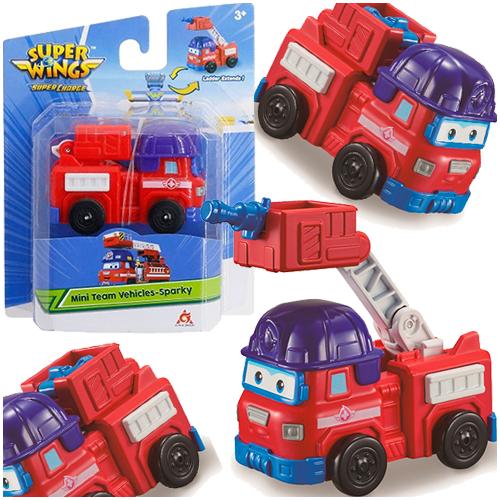 Produktbild Super Wings Mini Team Fahrzeuge Sparky Fahrzeug 5Cm