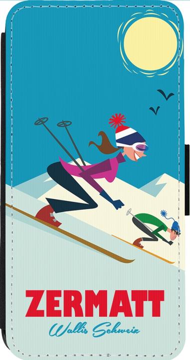 Actual product image PhoneLook Cover Wallet black Zermatt Ski Downhill (Apple iPhone 13 Pro Max)