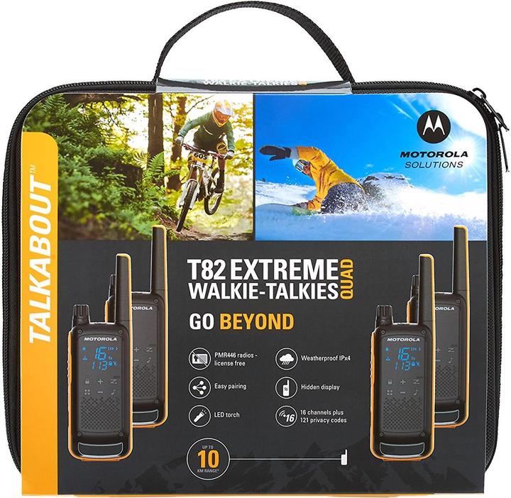 Image du produit Motorola TLKR T82 Extreme Quadpack Extreme Quadpack (10 km)