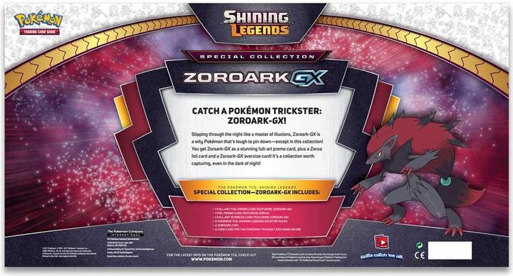 Actual product image Pokémon Schimmernde Legende Zoroark GX Special Collection Box (German, Box Set & Collection)
