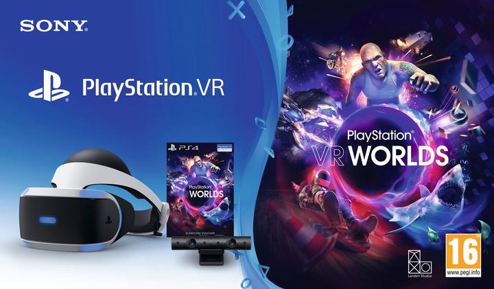 Actual product image Sony Playstation VR V2 MK5 + Camera V2 + VR Worlds