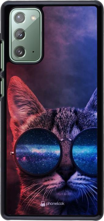 Image du produit PhoneLook Coque Red Blue Cat Glasses (Samsung Galaxy Note 20)