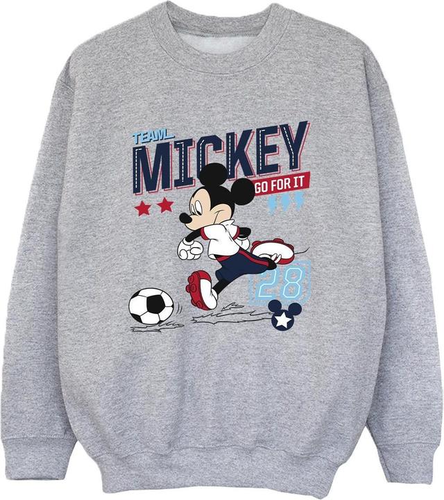 Actual product image Disney Boys Mickey Mouse Team Mickey Football Sweatshirt (104)
