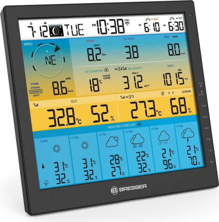 Immagine prodotto Bresser Centro meteo 7-in-1 solare 6 giorni 4cast Pro SF