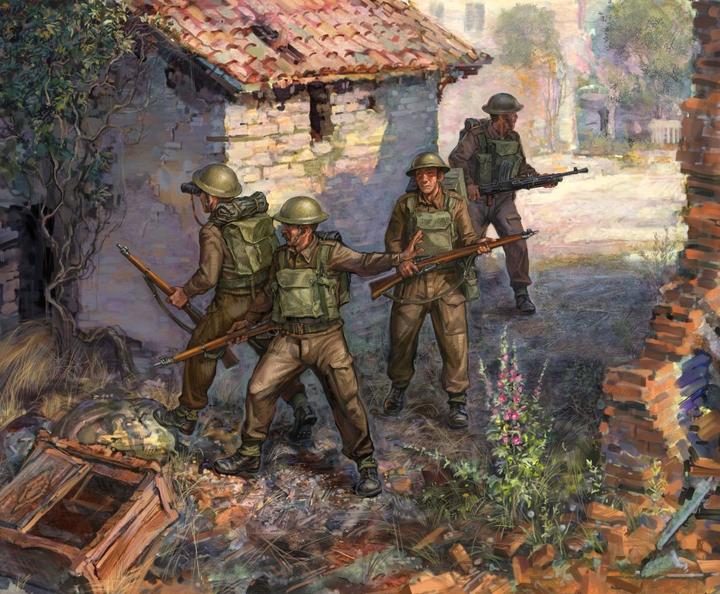 Actual product image Zvezda Jigsaw Puzzle 17 pieces - British Recon Team 1939-1945
