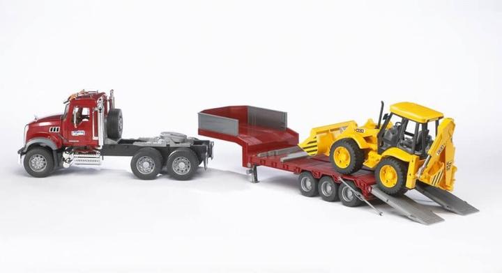 Produktbild Bruder Mack Granite LKW mit Tieflader und Bagger