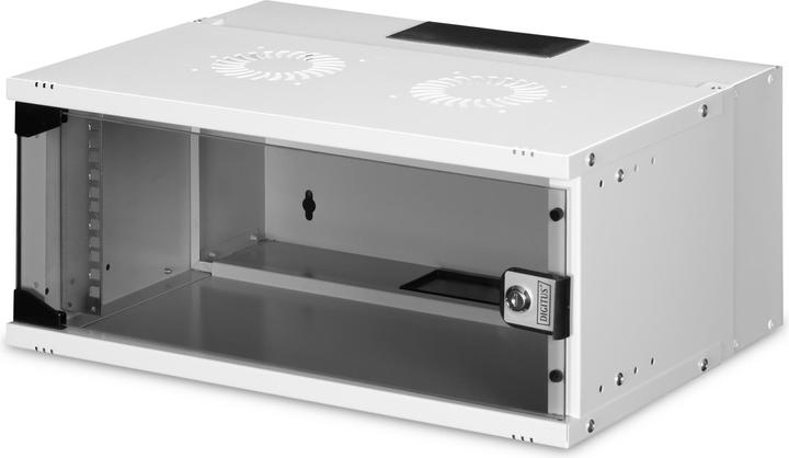 Digitus Coffret mural 19" 4U, SOHO PRO 237 x 540 x 400 mm, gris (4 HE, Rack 19 pouces)