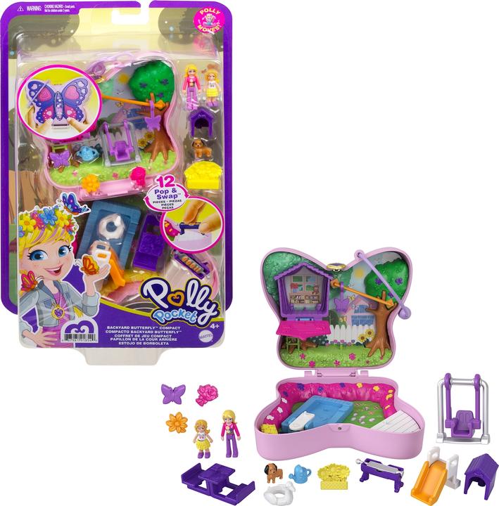 Image du produit Polly Pocket Big Pocket - Jardin des papillons compact
